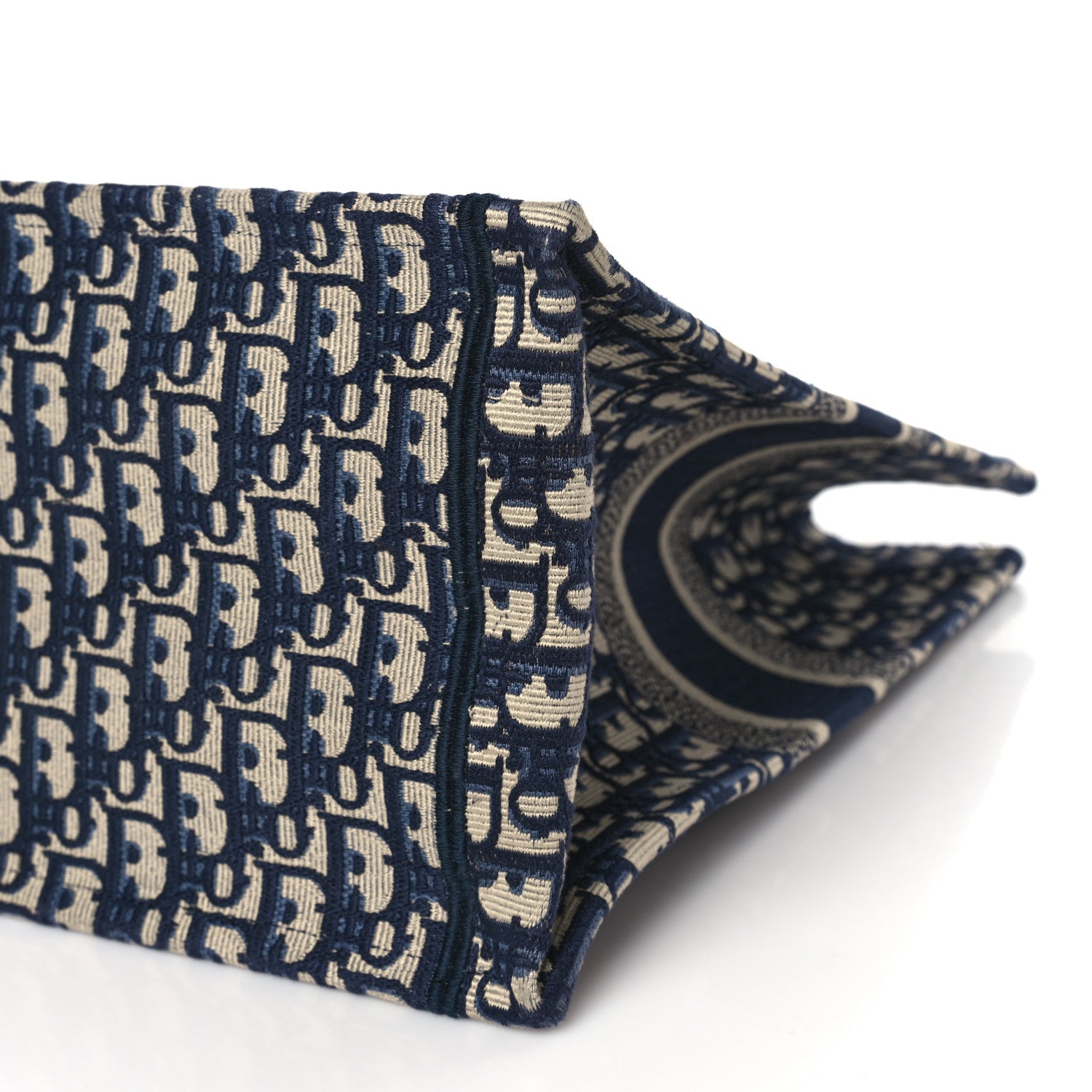 Christian Dior Oblique Large Book Tote Blue Multicolor 9 of 9