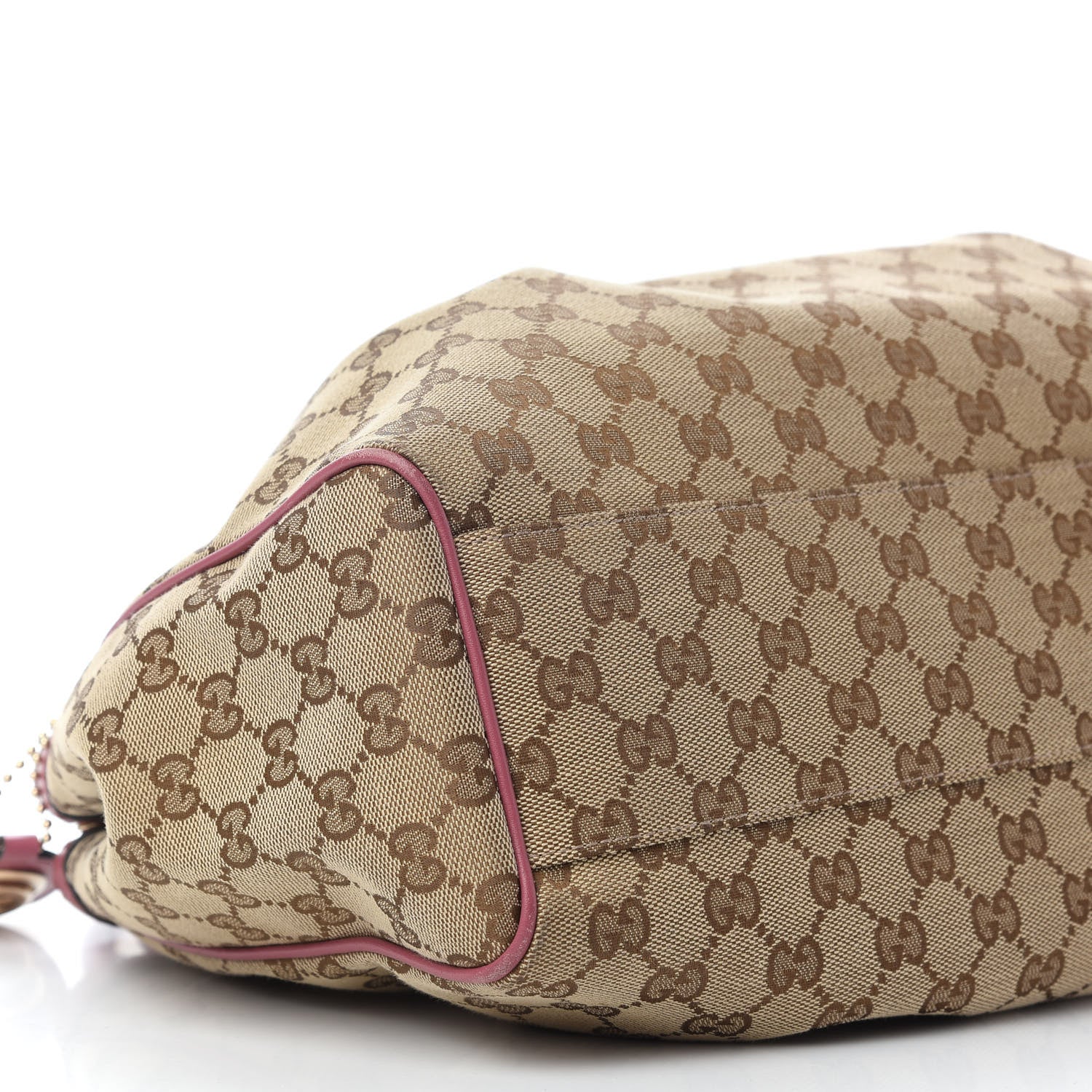 Gucci Monogram Margaux Calfskin Medium Sukey Tote Beige Ebony Vintage Rose 7 of 11