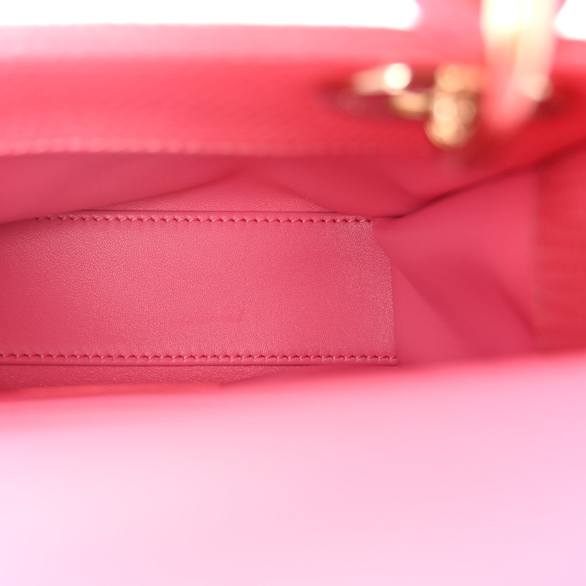 Lizard Mini Lady Dior Pink