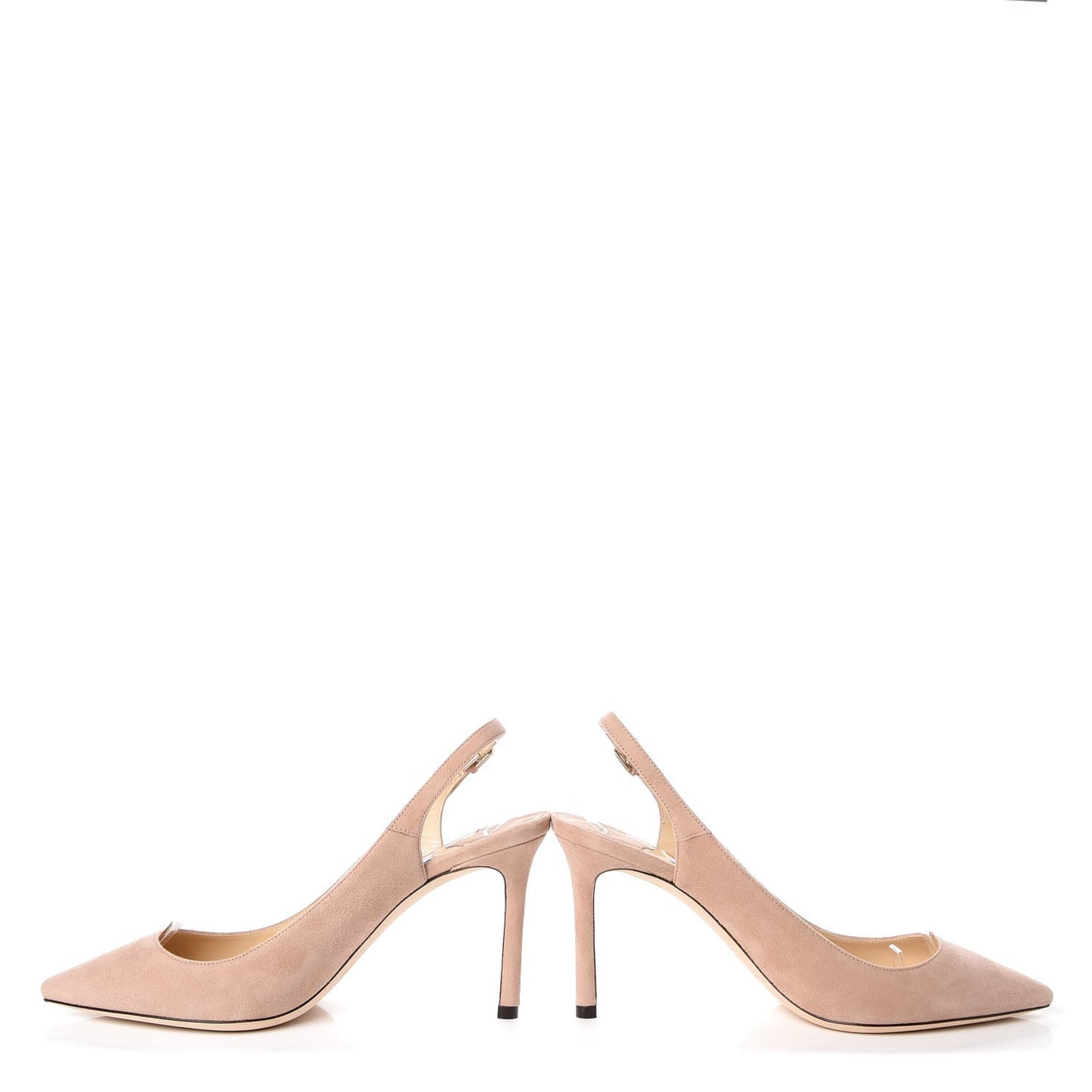 Suede Erin 85 Slingback Pumps 37.5 Ballet Pink