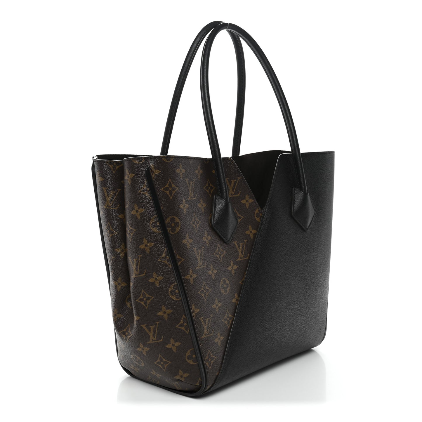 Calfskin Monogram Kimono Tote Black