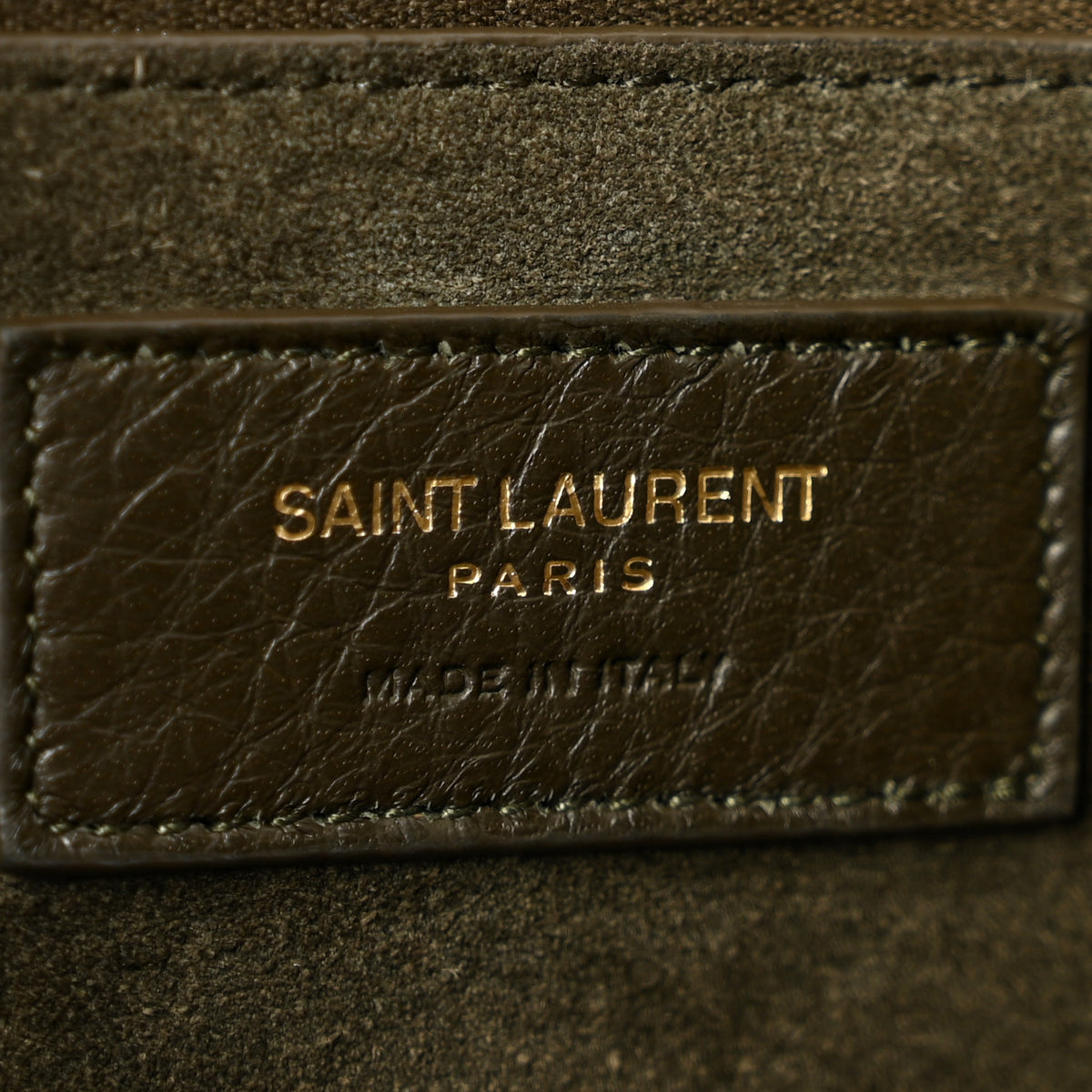 Saint Laurent Grained Deerskin Bea Tote Light Musk 6 of 12