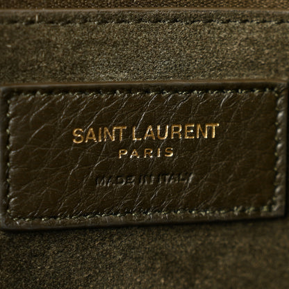 Saint Laurent Grained Deerskin Bea Tote Light Musk 6 of 12