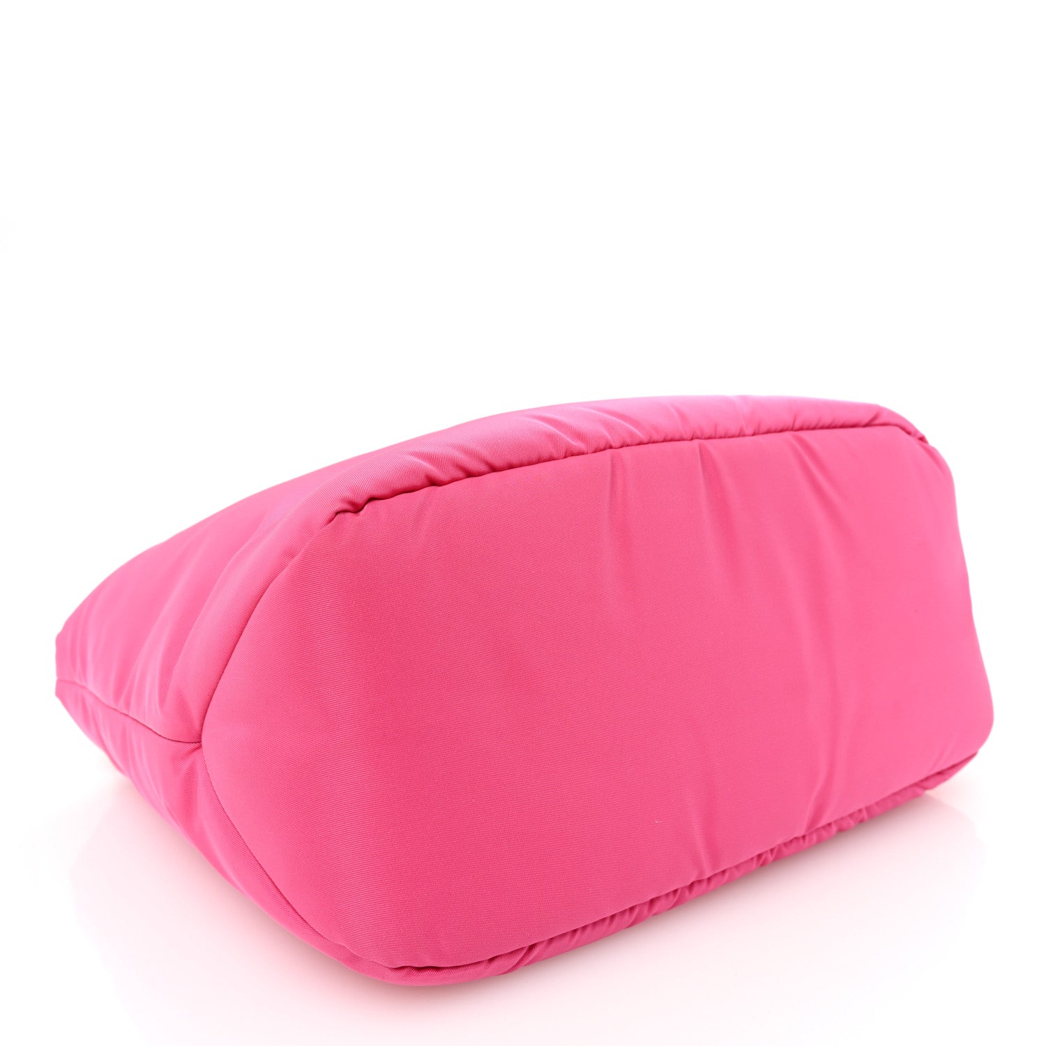 Prada Tessuto Nylon Soft Padded Shopping Tote Fuxia 4 of 9