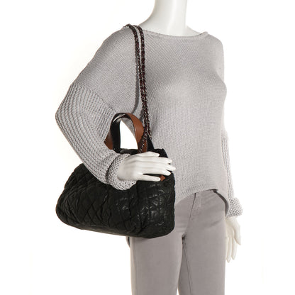 Chanel Iridescent Calfskin Small In The Mix Tote Black 2 of 7