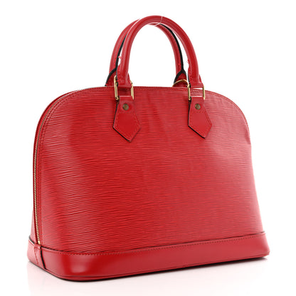 Louis Vuitton Epi Alma PM Castillan Red 3 of 13