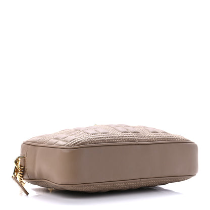 Burberry Lambskin Quilted Camera Bag Camel 4 of 10