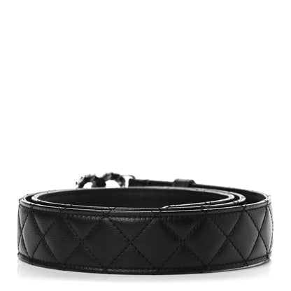 Chanel Caviar Quilted CC Chain Belt 90 36 Black 2 of 8