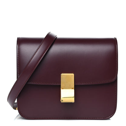 Celine Box Calfskin Teen Classic Box Flap Burgundy 1 of 10