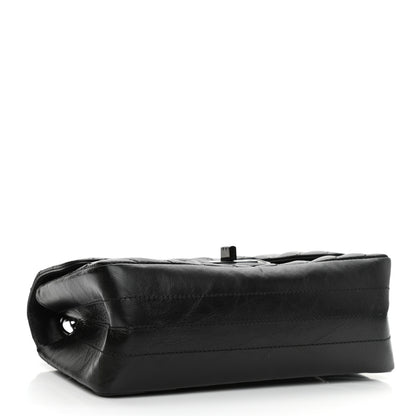 Chanel Aged Calfskin Chevron Quilted 2.55 Reissue Mini Flap So Black 4 of 11