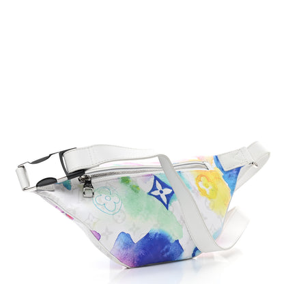 Louis Vuitton Monogram Watercolor Discovery Bumbag Multicolor 3 of 9