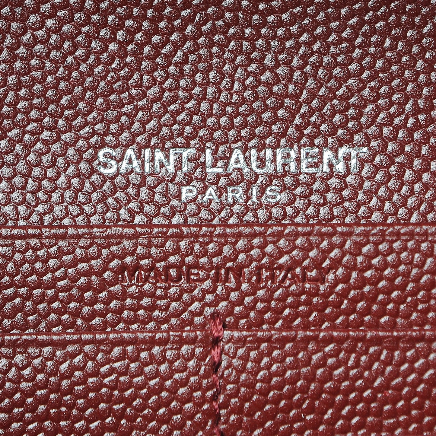 Grain De Poudre Matelasse Chevron Monogram Wallet Palissandre
