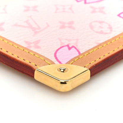 Louis Vuitton Monogram Cherry Blossom Key Pouch Pink 8 of 10