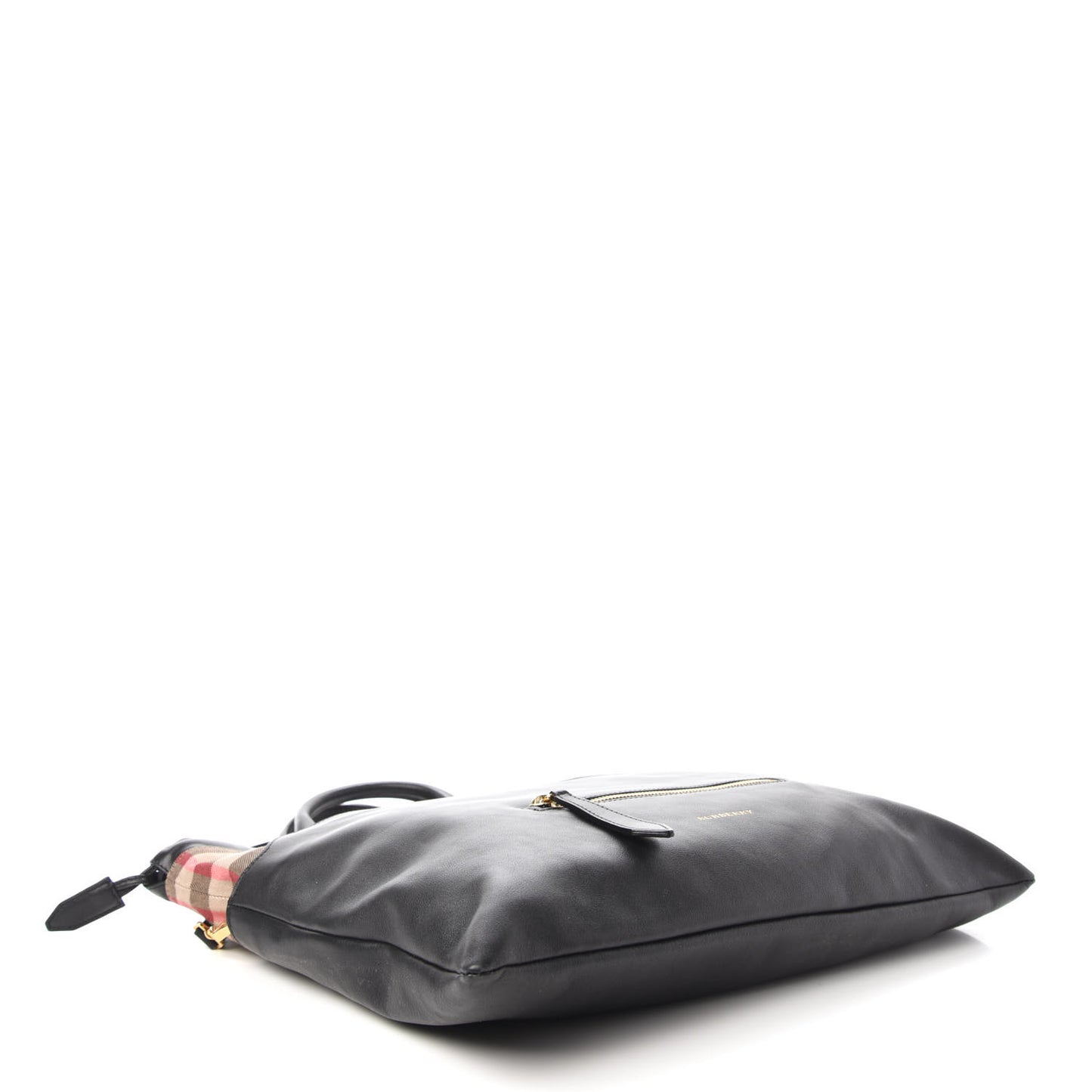 Calfskin House Check Big Crush Black