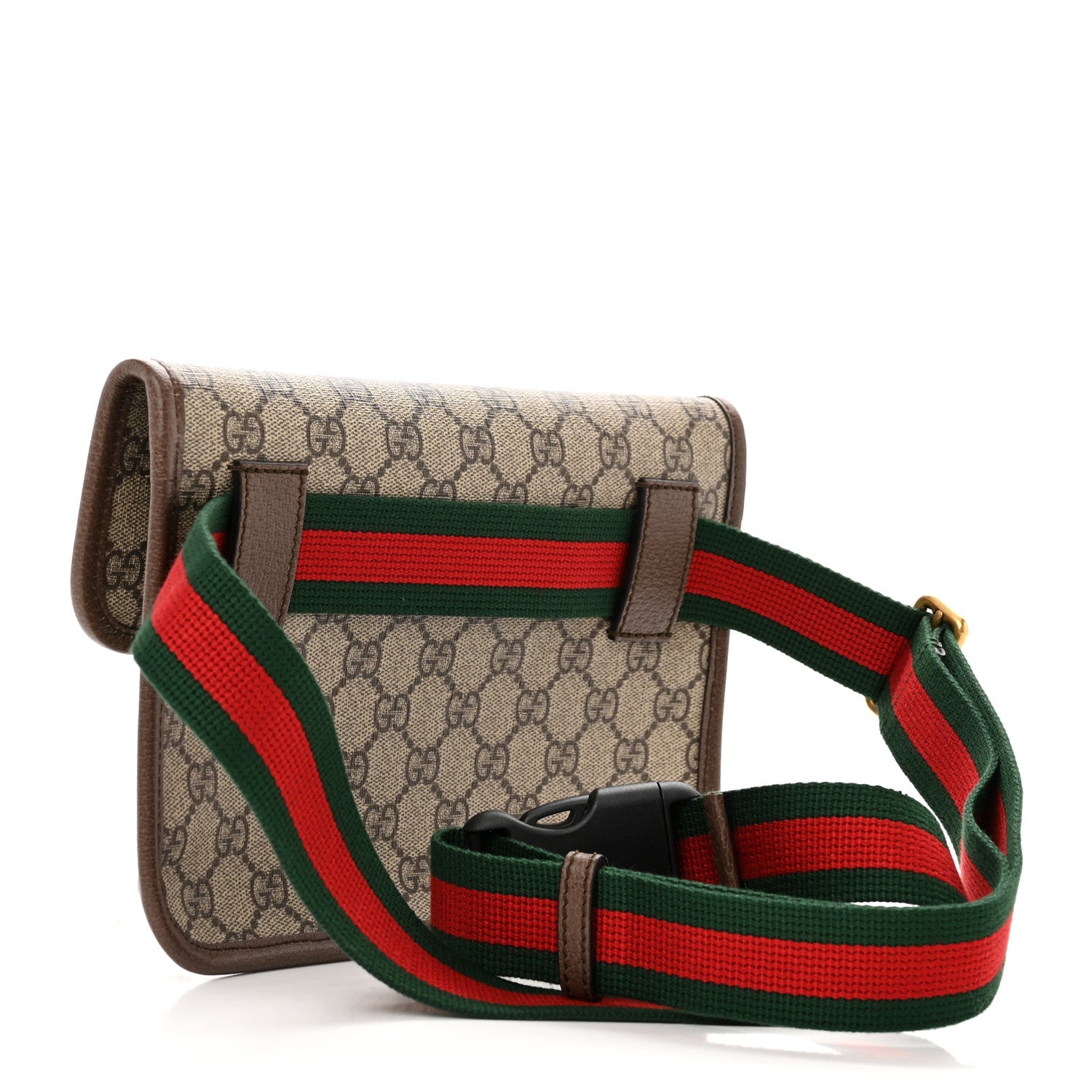 Gucci GG Supreme Monogram Neo Vintage Web Belt Bag Brown 3 of 12
