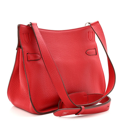 Hermes Taurillon Clemence Jypsiere 28 Rouge Casaque 5 of 19
