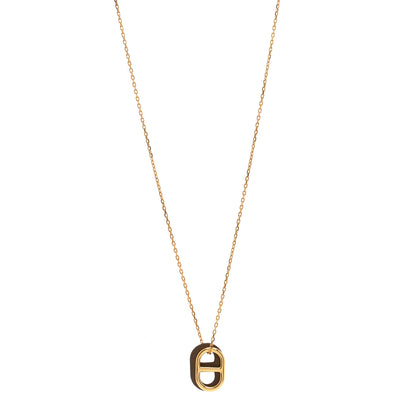 Hermes Swift O'Maillon Pendant Necklace Etoupe 1 of 7