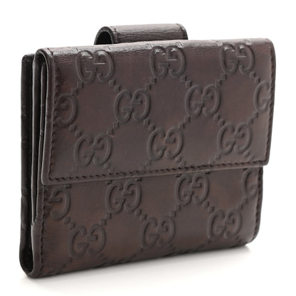 Gucci Guccissima Icon Bar French Wallet Dark Brown 6 of 14