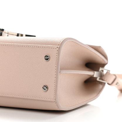 Saint Laurent Grain de Poudre Mini Classic Monogram Cassandra Top Handle Marble Pink 9 of 10