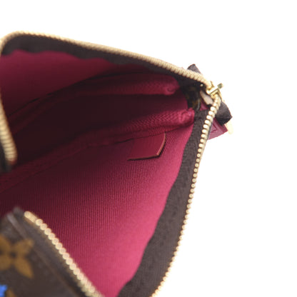 Louis Vuitton Monogram 2020 Christmas Animation Roller Coaster Mini Pochette Accessories Pivoine 6 of 8