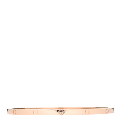 Cartier 18K Pink Gold Small LOVE Bracelet 18 3 of 5