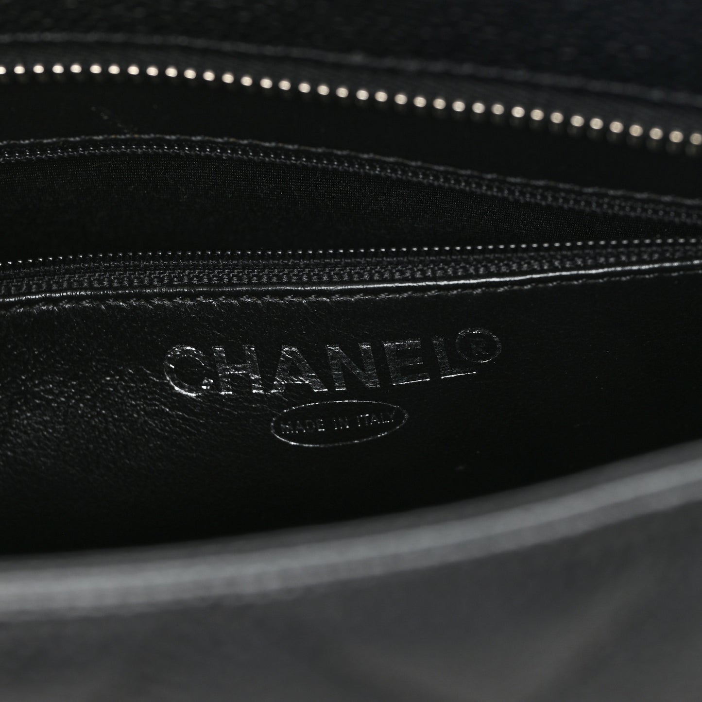 Caviar Quilted Medallion Tote Black