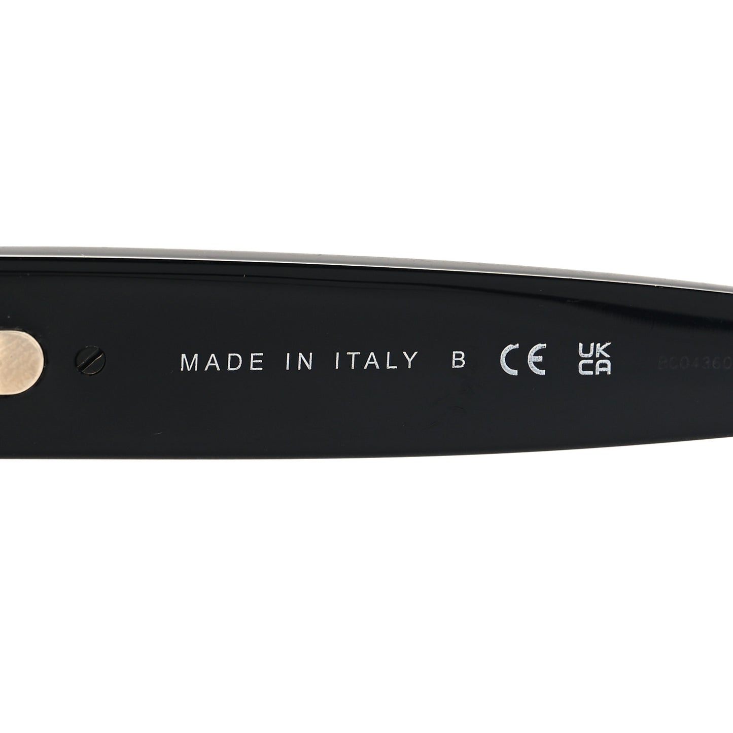 Acetate Square CC Heart Sunglasses 5478 Black