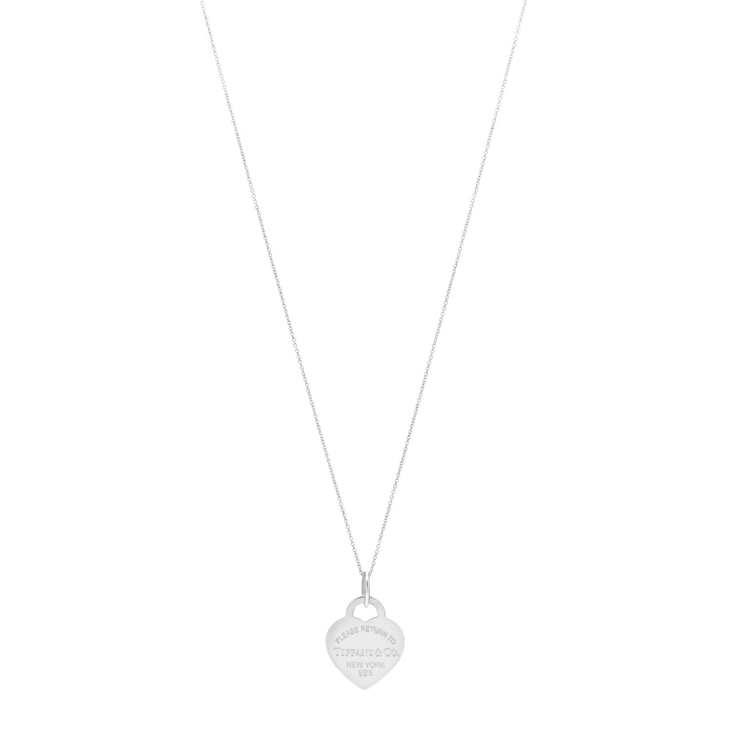 Sterling Silver Return to Tiffany Heart Pendant Necklace