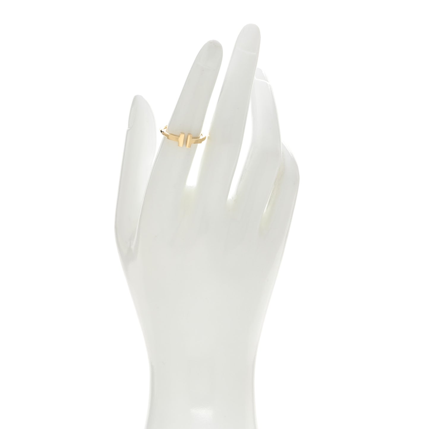 18K Yellow Gold T Wire Ring 52 6