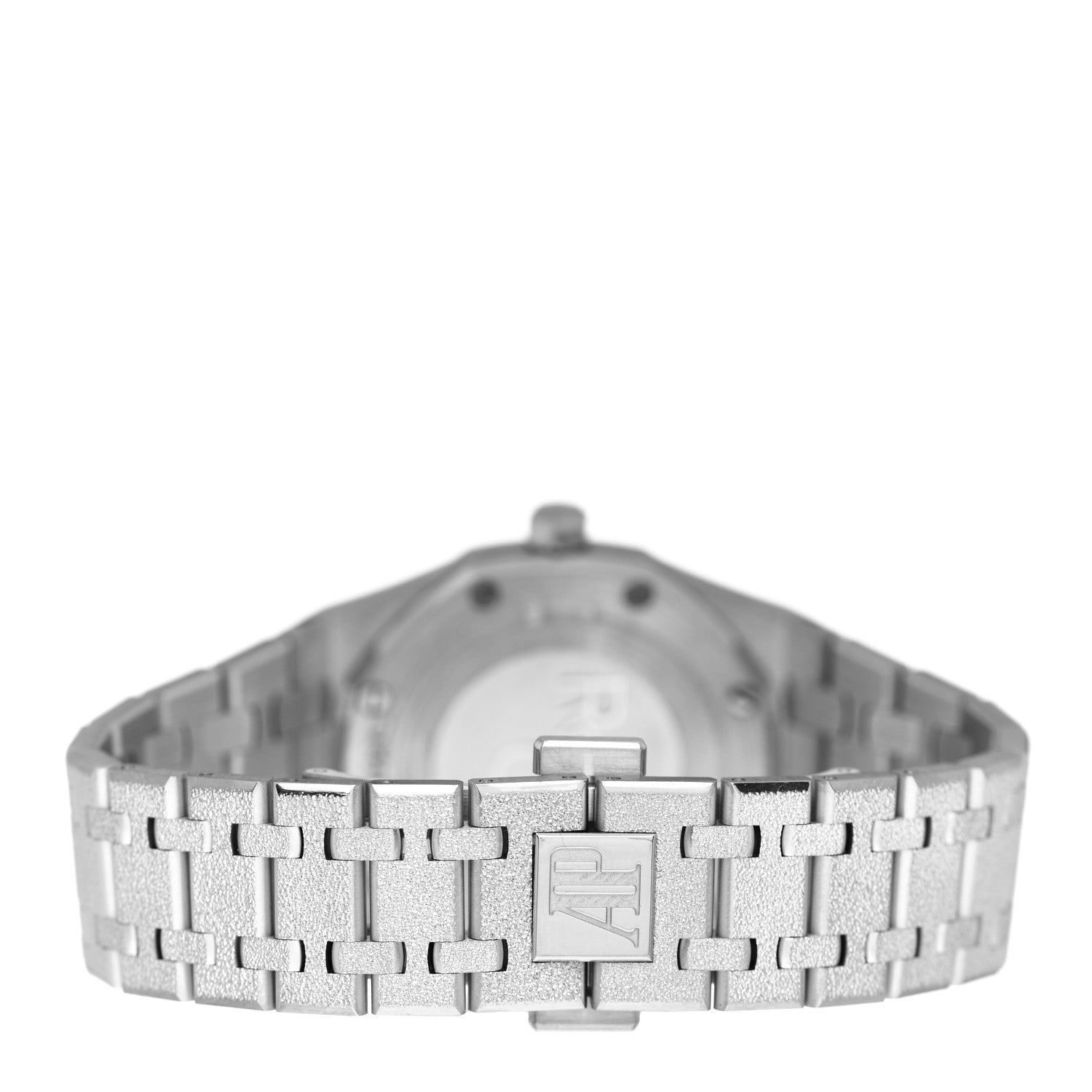 Audemars Piguet 18K White Gold 33mm Royal Oak Frosted Quartz Watch 67653BC.GG.1263BC.01 3 of 5