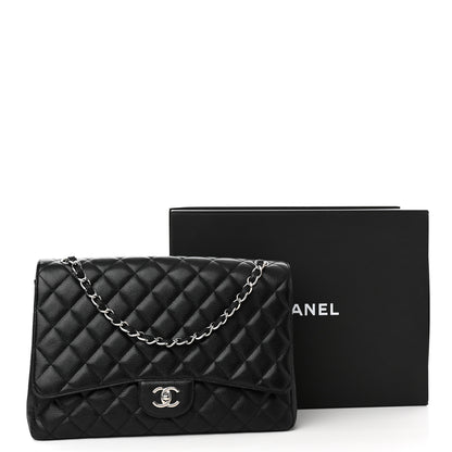 Chanel Caviar Quilted Maxi Single Flap Black 12 of 12