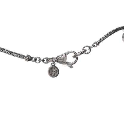 John Hardy Sterling Silver Blue Dot Disc Station Necklace 5 of 5