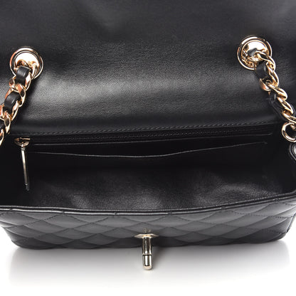 Chanel Lambskin Quilted Mini Coco Charms Rectangular Flap Black 5 of 11
