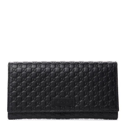 Gucci Soft Microguccissima Continental Wallet Black 1 of 6