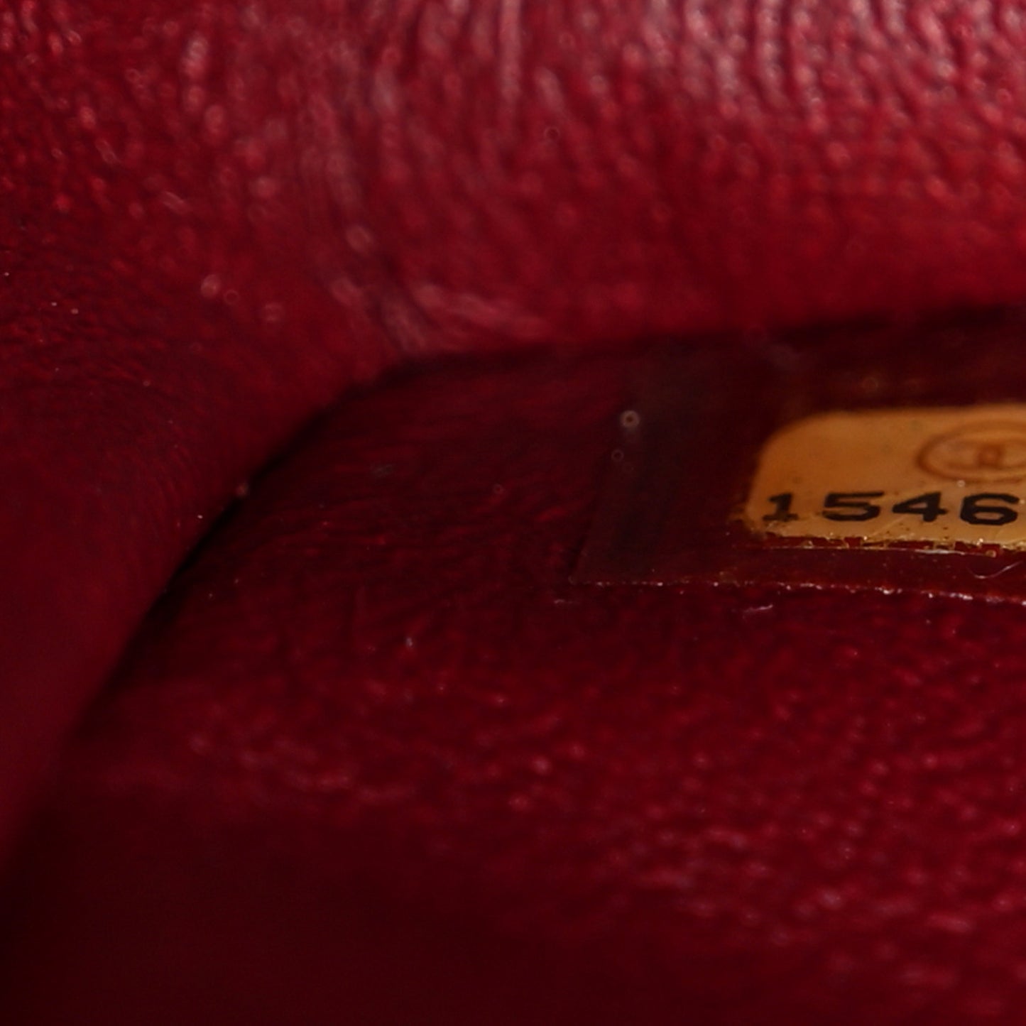 Patent Calfskin Quilted Jumbo Double Flap Red