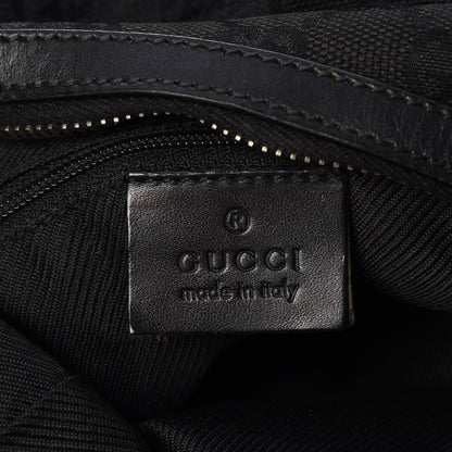 Gucci Monogram Medium Hobo Black 6 of 7