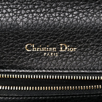 Christian Dior Grained Calfskin Medium Diorama Flap Bag Black 6 of 15