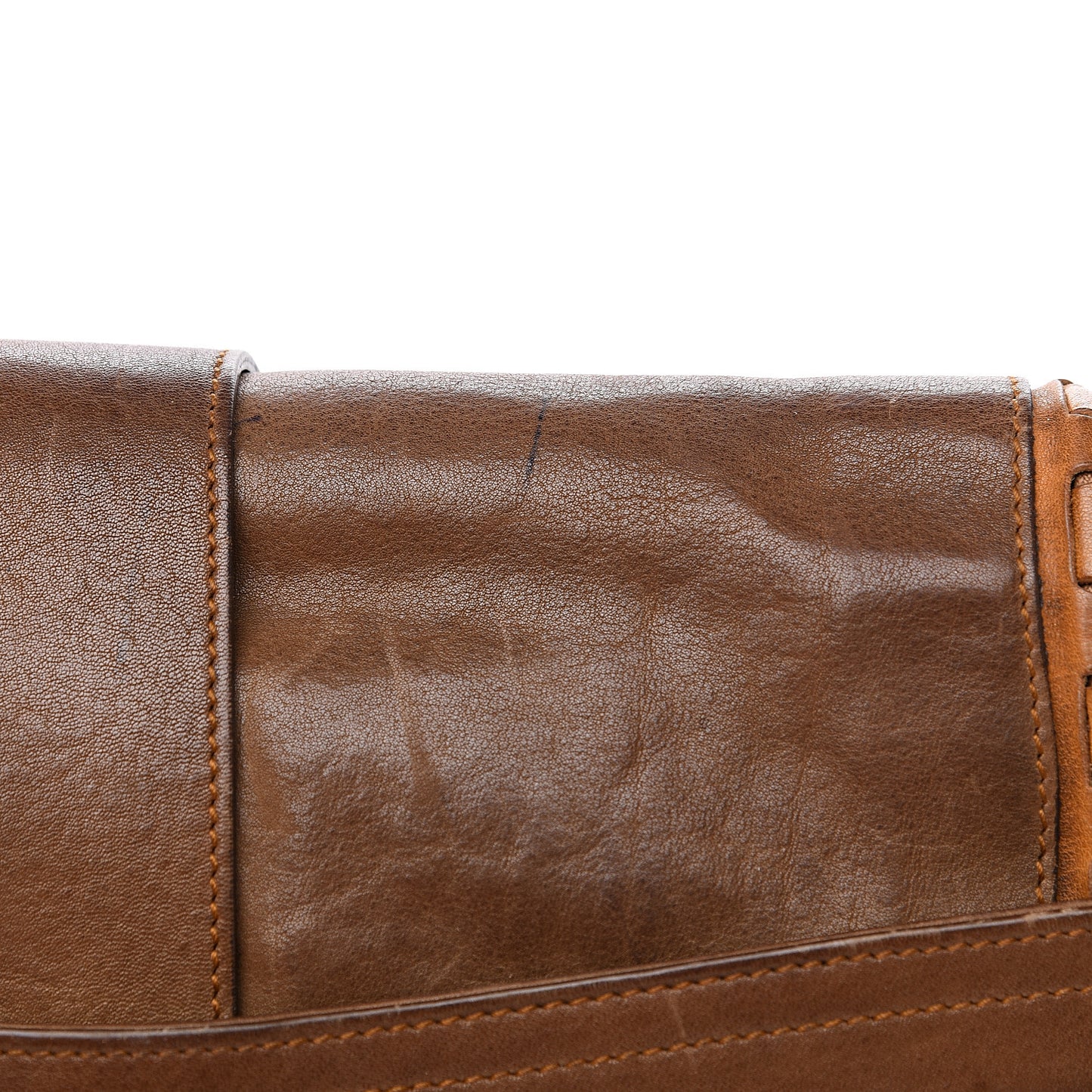 Calfskin Gaucho Double Saddle Bag Brown
