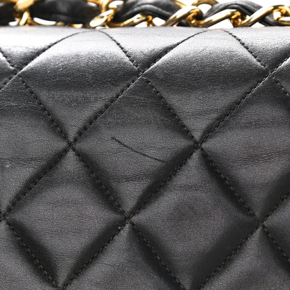 Chanel Lambskin Quilted XL Jumbo Single Flap Black 14 of 21