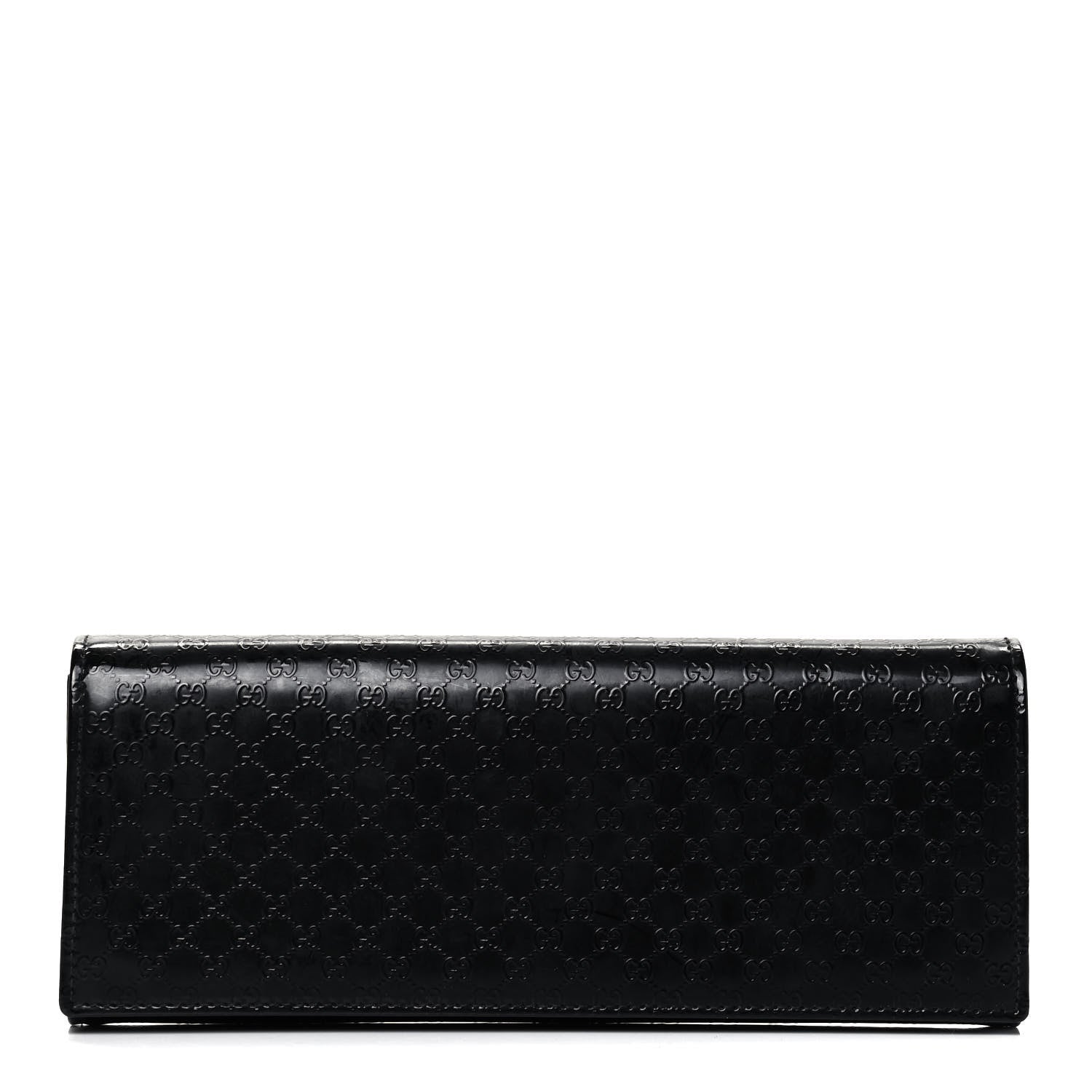 Gucci Patent Microguccissima Small Broadway Clutch Black 1 of 9