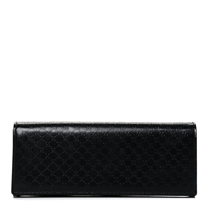 Gucci Patent Microguccissima Small Broadway Clutch Black 1 of 9