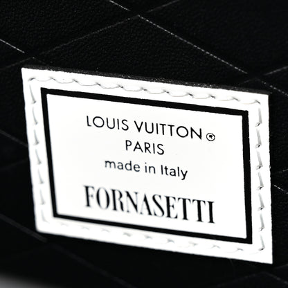 Louis Vuitton X FORNASETTI Calfskin Architettura Petite Boite Chapeau White Black 6 of 10