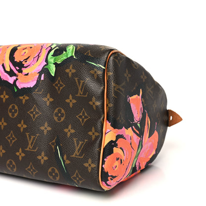 Louis Vuitton Monogram Roses Speedy 30 9 of 11