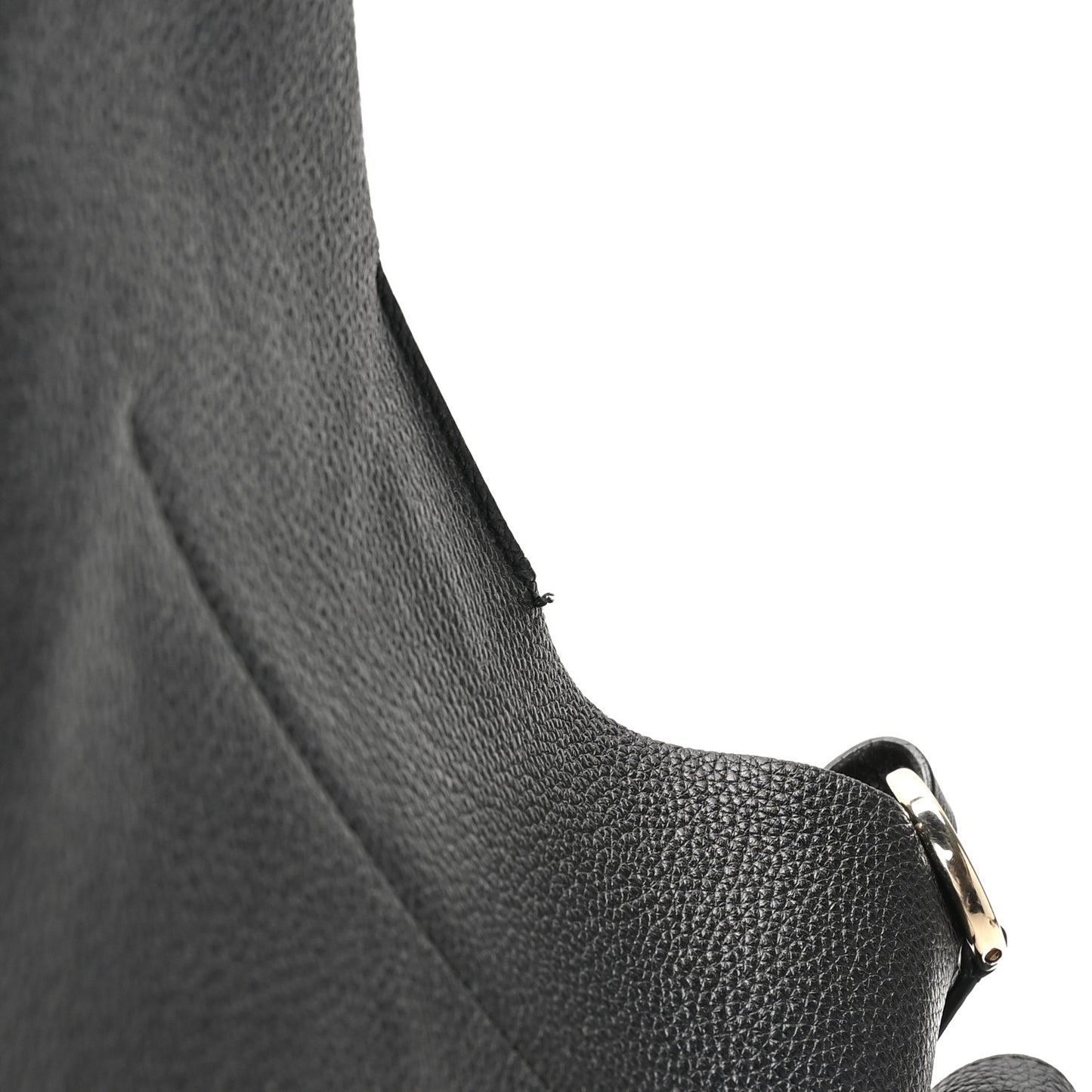 Calfskin Reverse Hobo Black