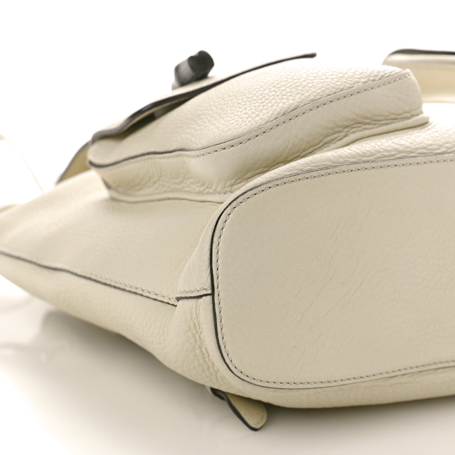 Cellarius Calfskin Medium Bamboo Backpack Mystic White