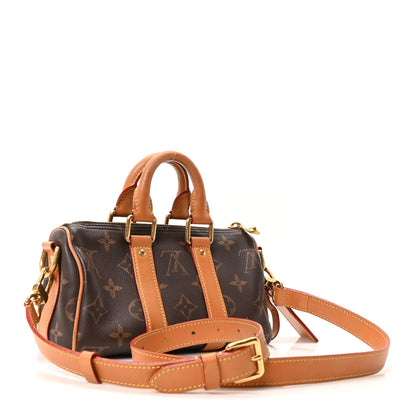 Louis Vuitton Calfskin Monogram Keepall Bandouliere 25 3 of 9