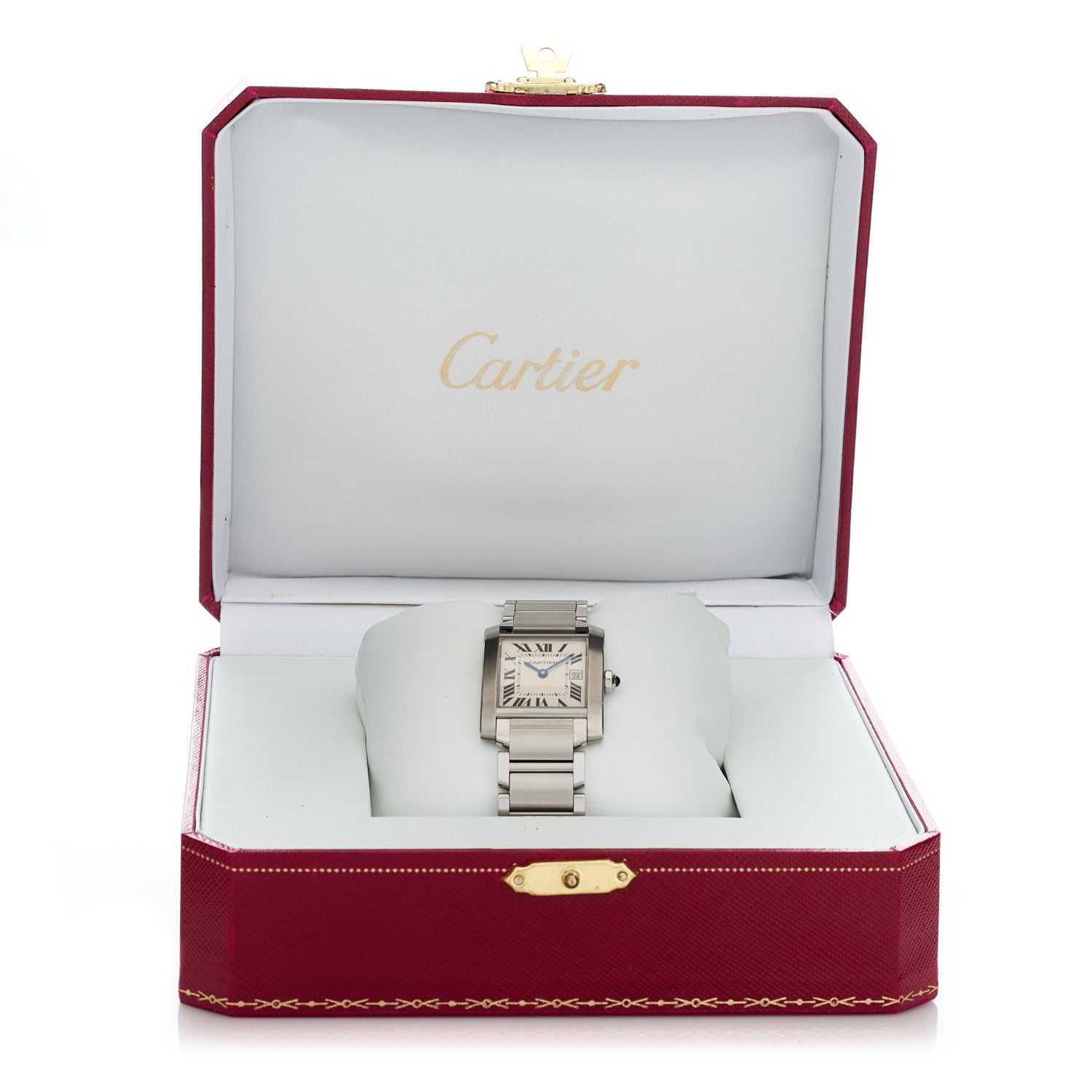 Cartier Stainless Steel 25mm Tank Francaise Quartz Watch 5 of 5