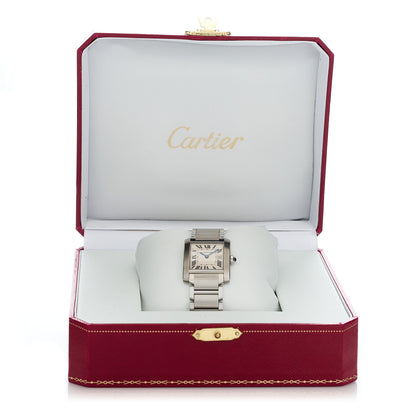Cartier Stainless Steel 25mm Tank Francaise Quartz Watch 5 of 5