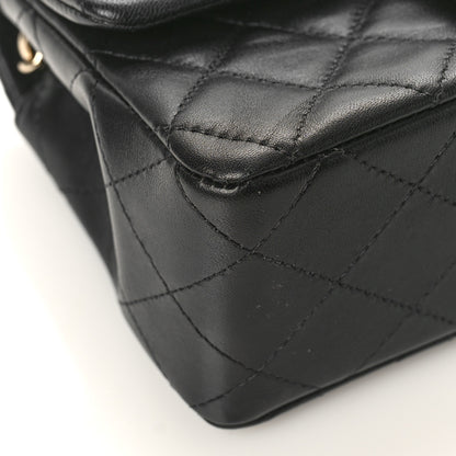 Chanel Lambskin Quilted Mini Rectangular Flap Black 8 of 10