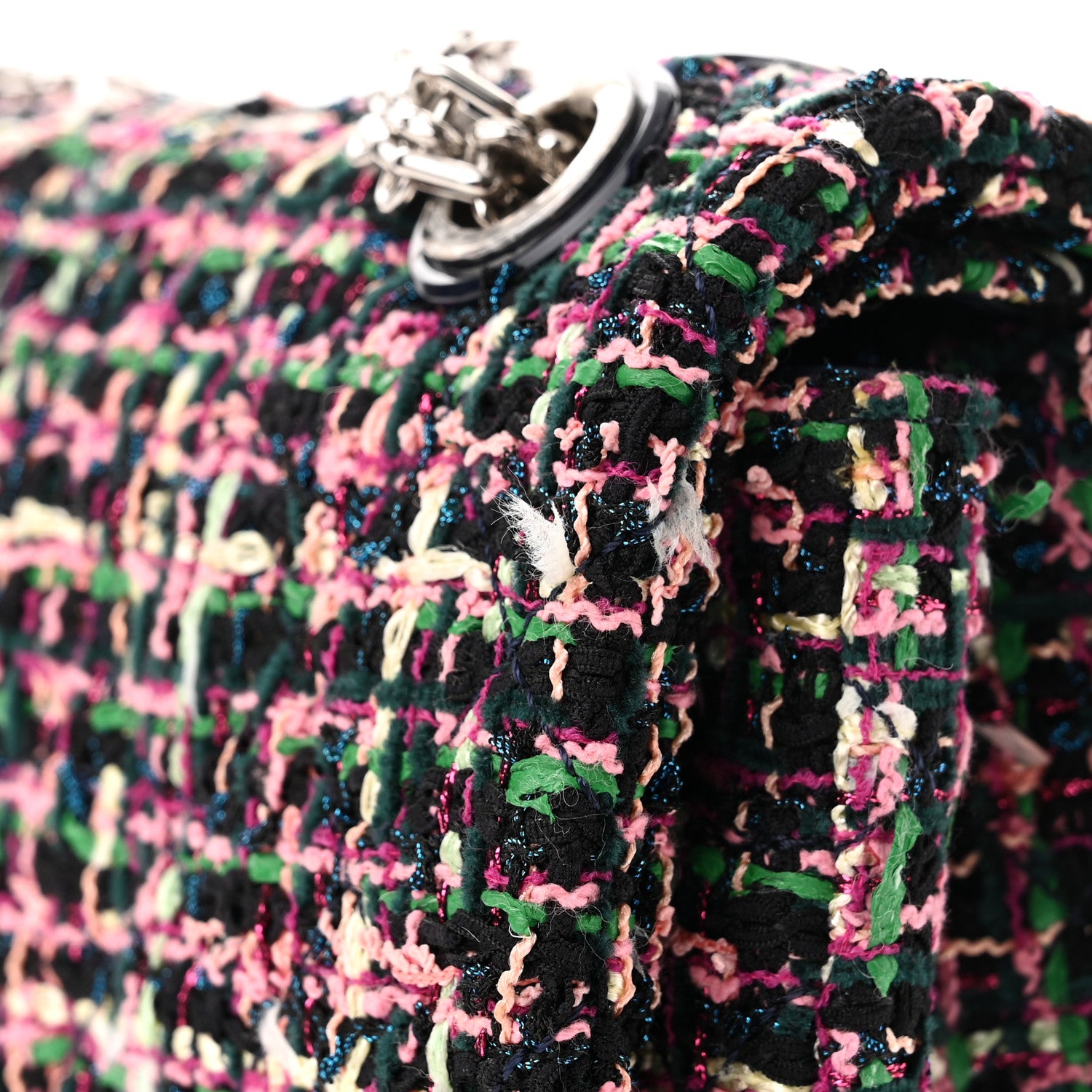 Chanel Tweed Resin 2.55 Reissue 225 Flap Pink 12 of 13